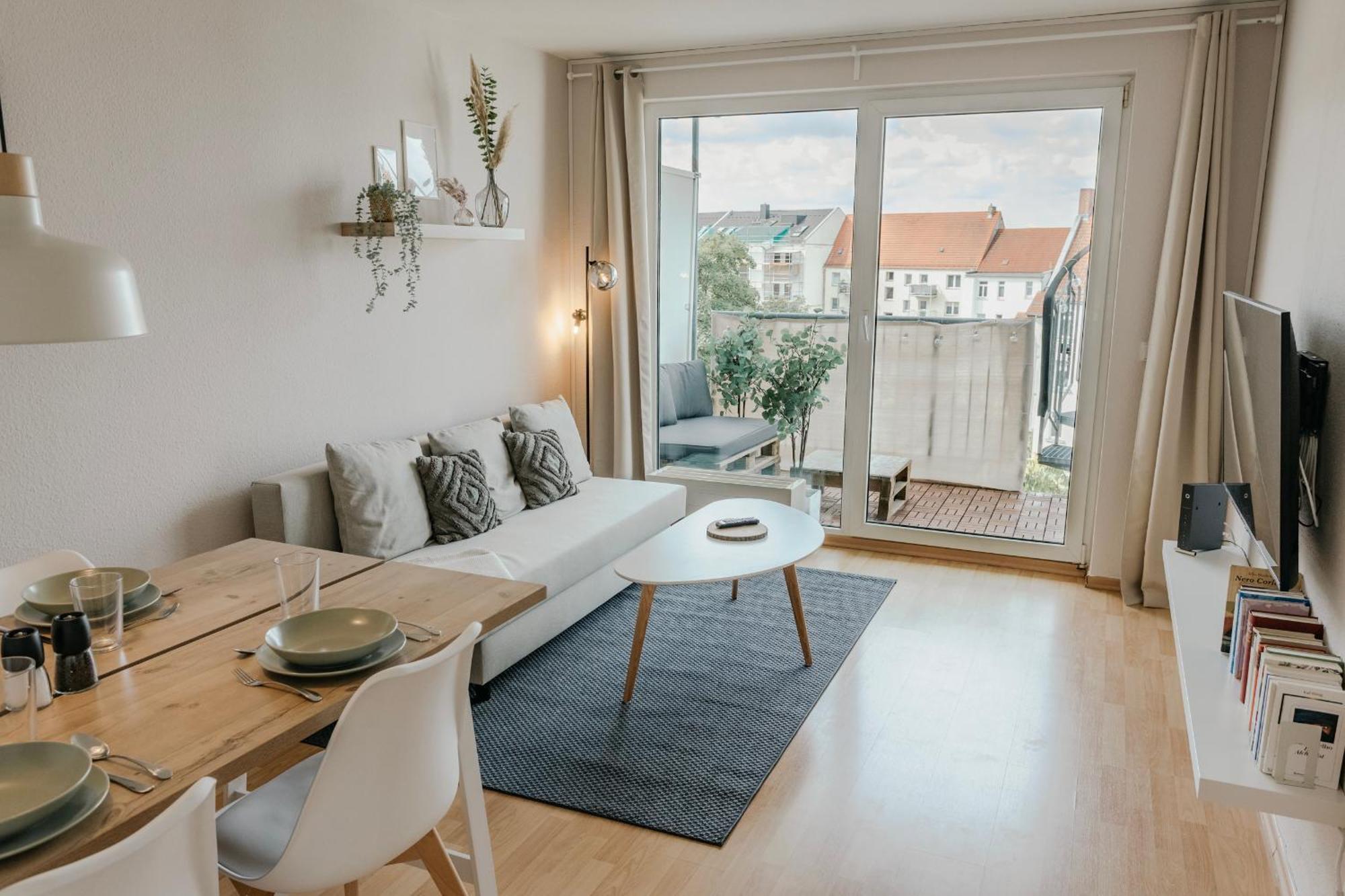 Traber Apartments 1 Sz Zentral Ruhig Balkon Leipzig Exterior foto